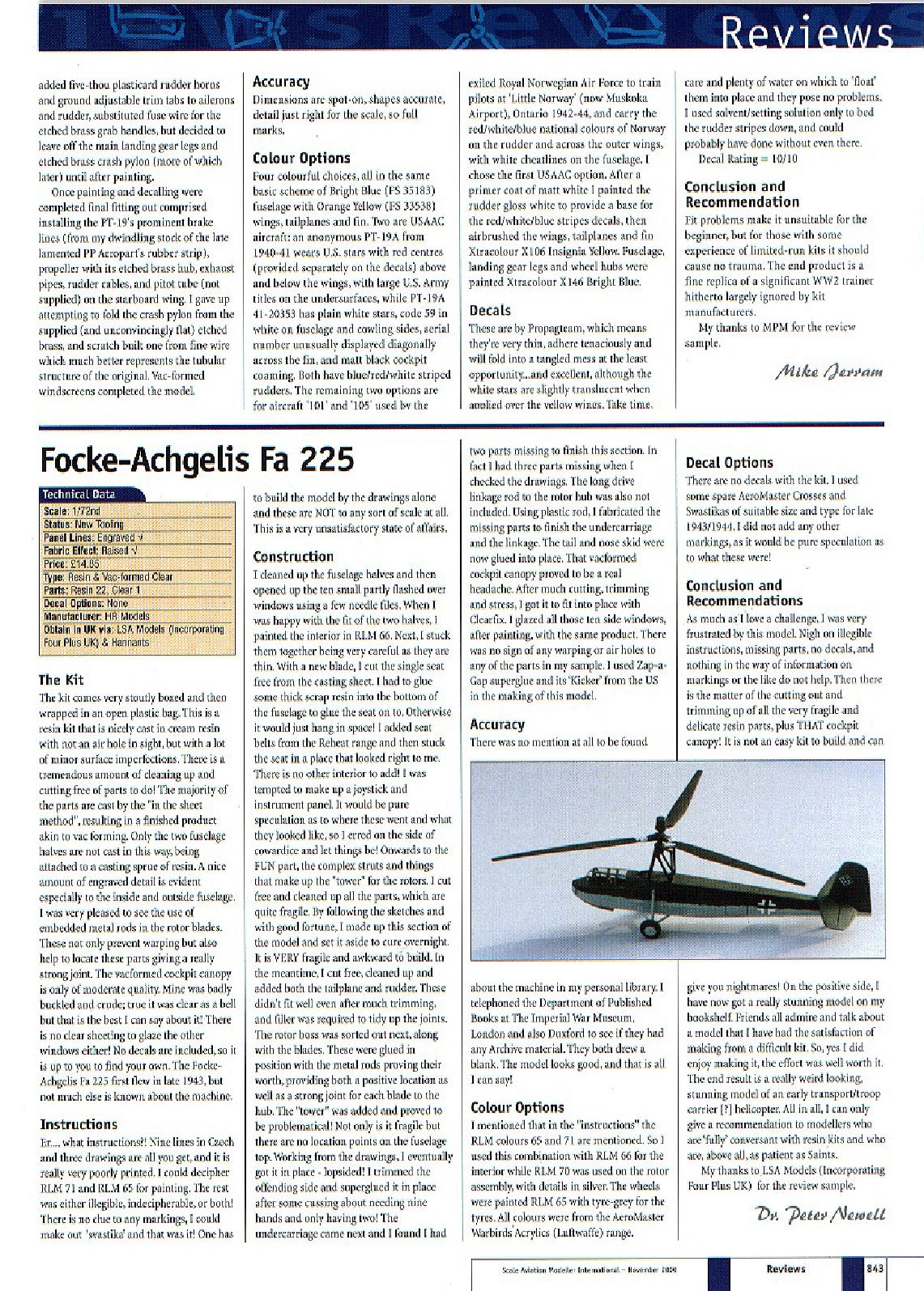 Scale Aviation Modeller International 2000-11